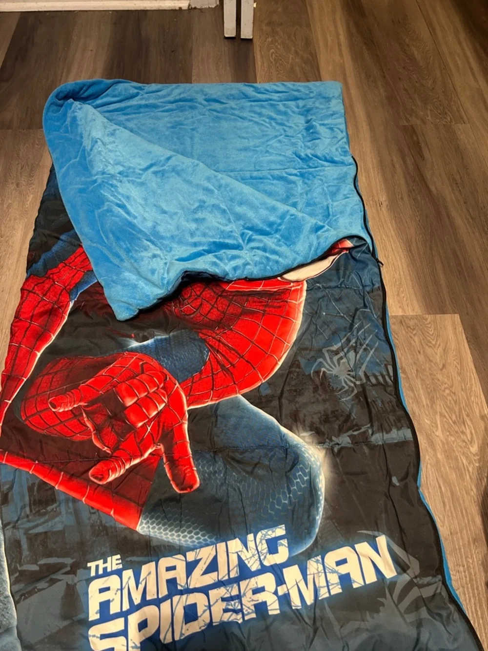 Marvel The Amazing Spider-Man Red & Blue Kids Sleeping Bag
